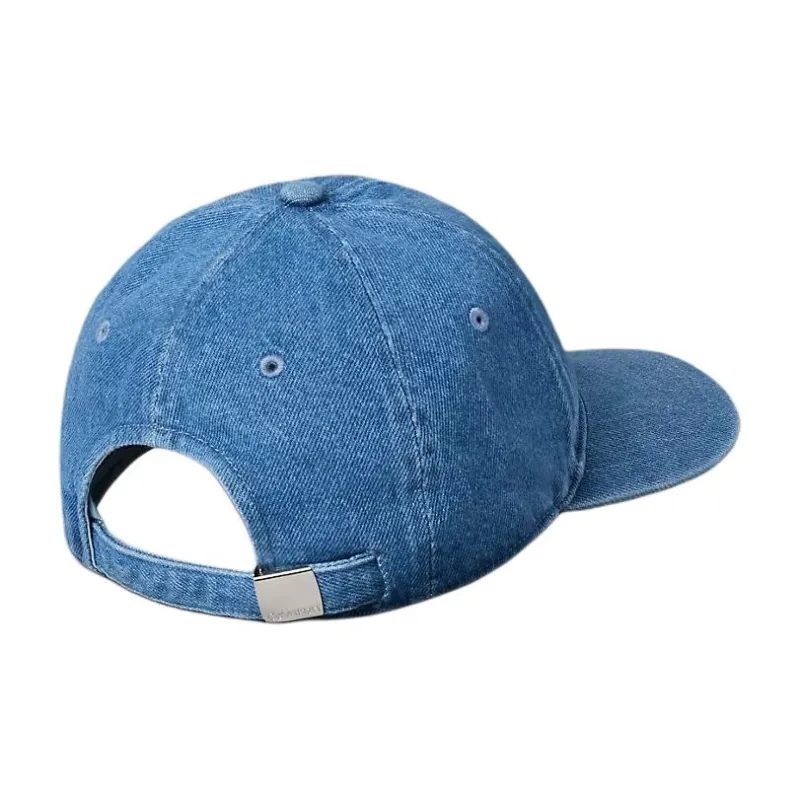 CALVIN KLEIN Cotton Baseball Caps Men's Blue-1