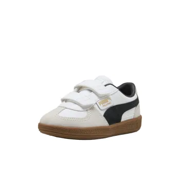 PUMA Palermo Anti Slip Wear Resistant Low Top Kids' Skateboarding Shoes White Gray Kids'