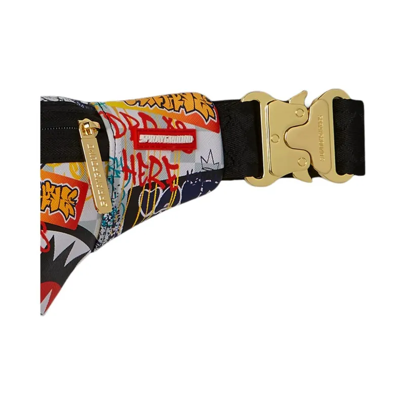 SPRAYGROUND Artificial Leather Fanny Pack Unisex Multicolor-3