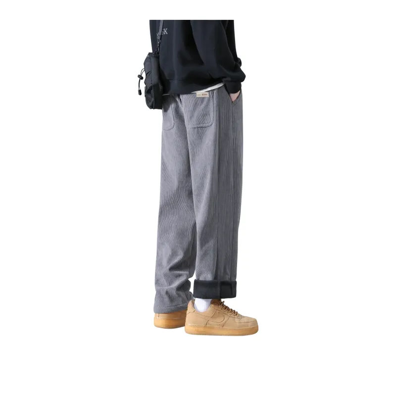 DANGERTIGER Knitted Sports Pants Unisex Gray-9