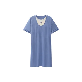 MADALLO Nightgown Women's Dusty Blue