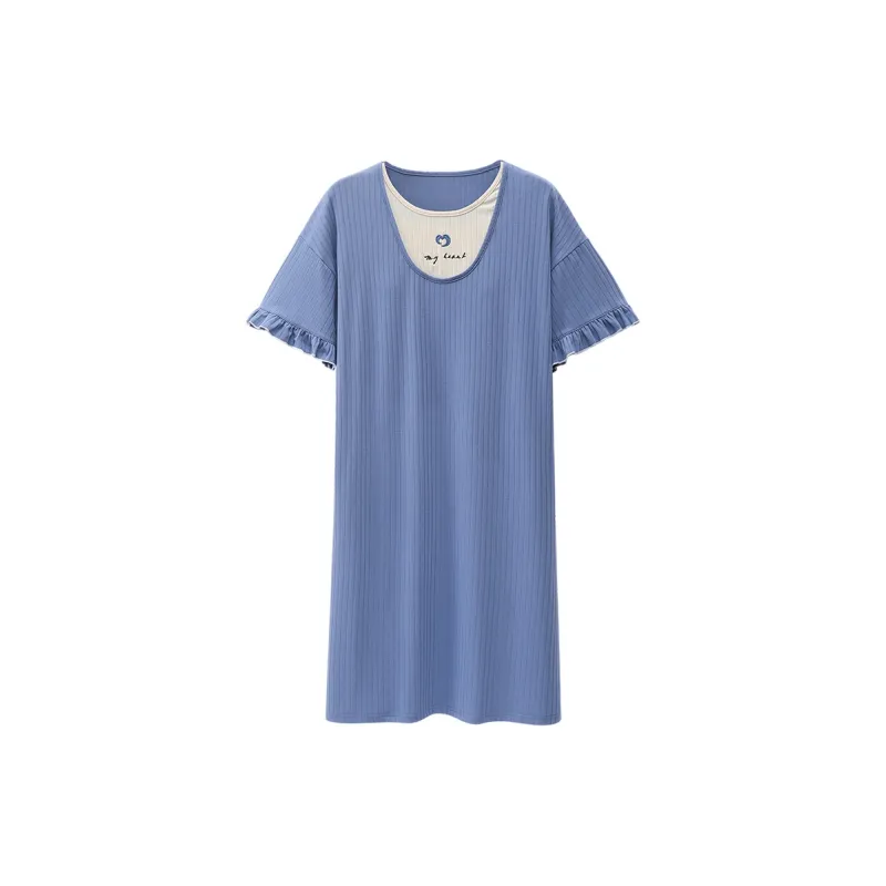 MADALLO Nightgown Women's Dusty Blue-0