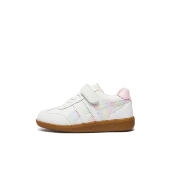 Snoffy Durable Breathable Low Top Kids' Skateboarding Shoes Light Cloud White/Pink Kids'