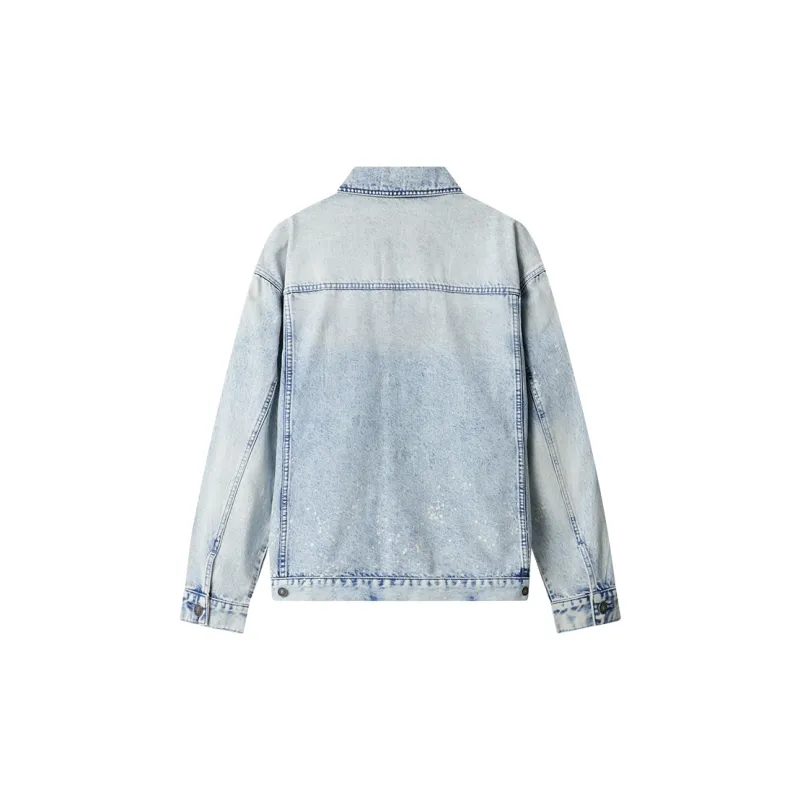 NAVIGARE Denim Jacket Men's Denim Blue-1