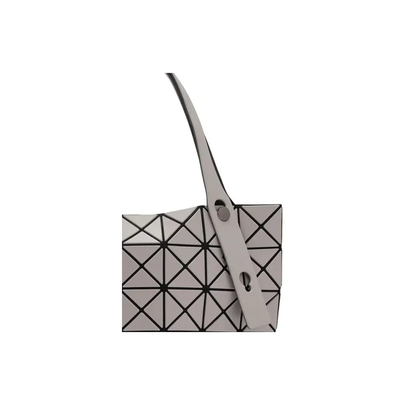 ISSEY MIYAKE Prism Polyvinyl Chloride PVC Resin Tote Bag Shopping Bag Handbags Women's Gray-1