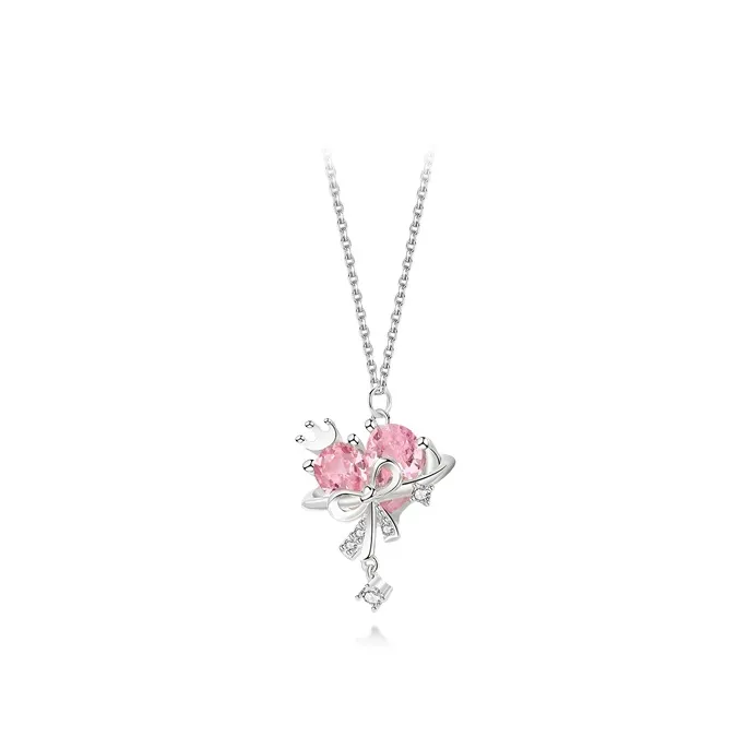 ROGA S925 Silver Necklaces Women's-0