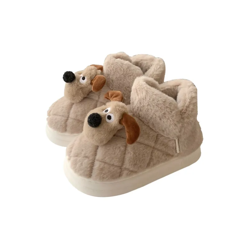 Thin Strips Cotton Slippers Women's, Ivory-10