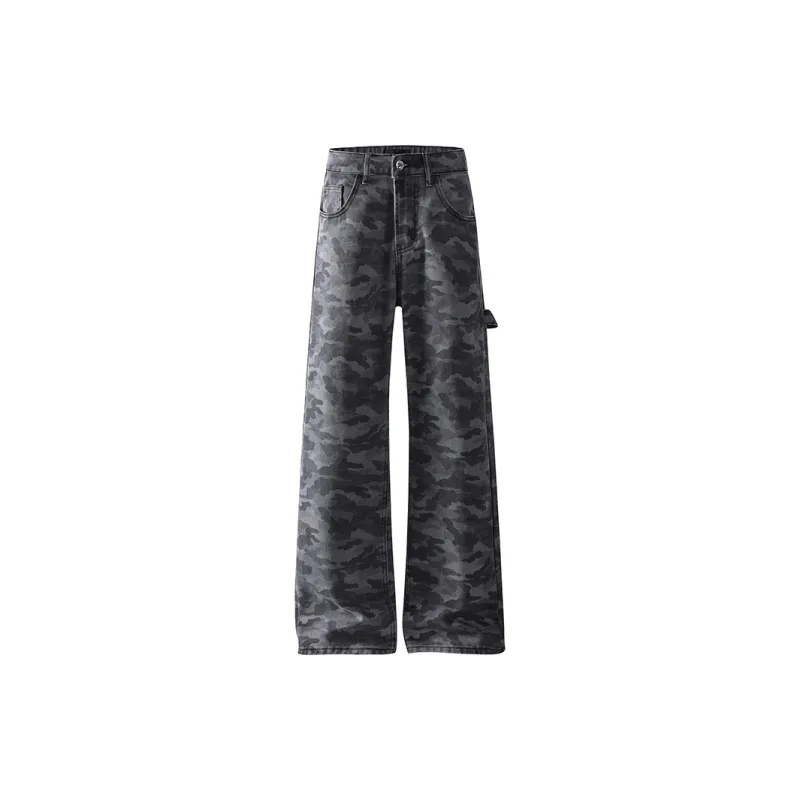 PAINT STAIN Casual Pants Unisex Camouflage-0