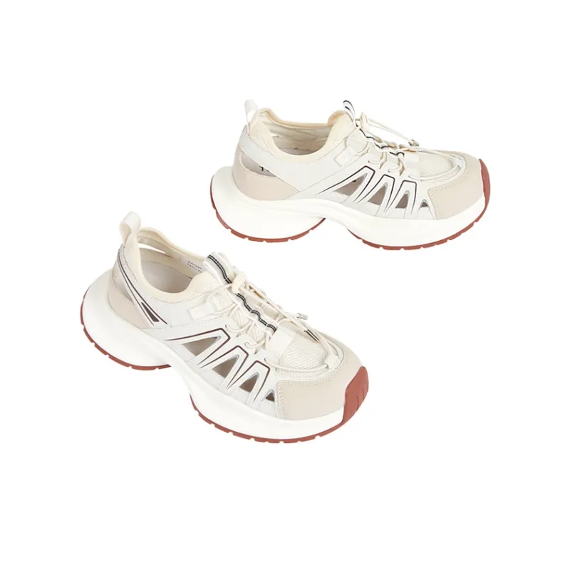TOOMANYSHOES Modern Human Figure Low-Top Chunky Sneakers Women's-9