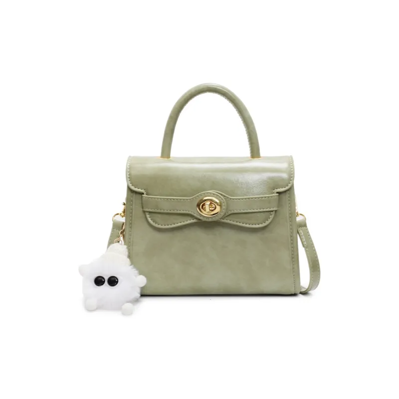 Yalu PU Shoulder Bag, Crossbody Bag, Handbag Regular Women's Black/Ecru/Coffee/Pink/Green-21