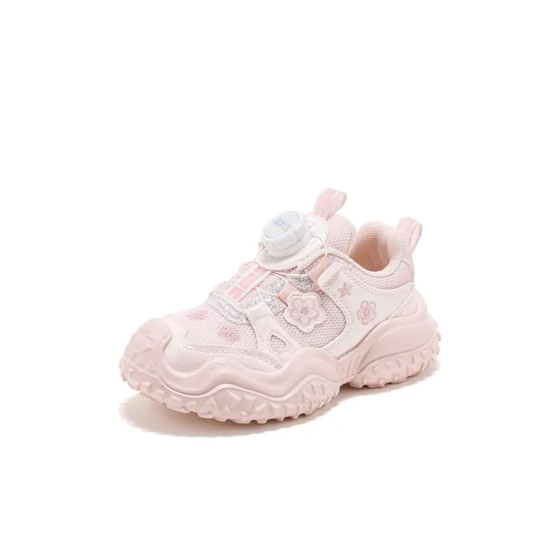 ABC KIDS Anti Slip And Wear Resistant Rebound Lightweight Cushioning Low Top Kids Lifestyle Shoes Pink Kids'-0