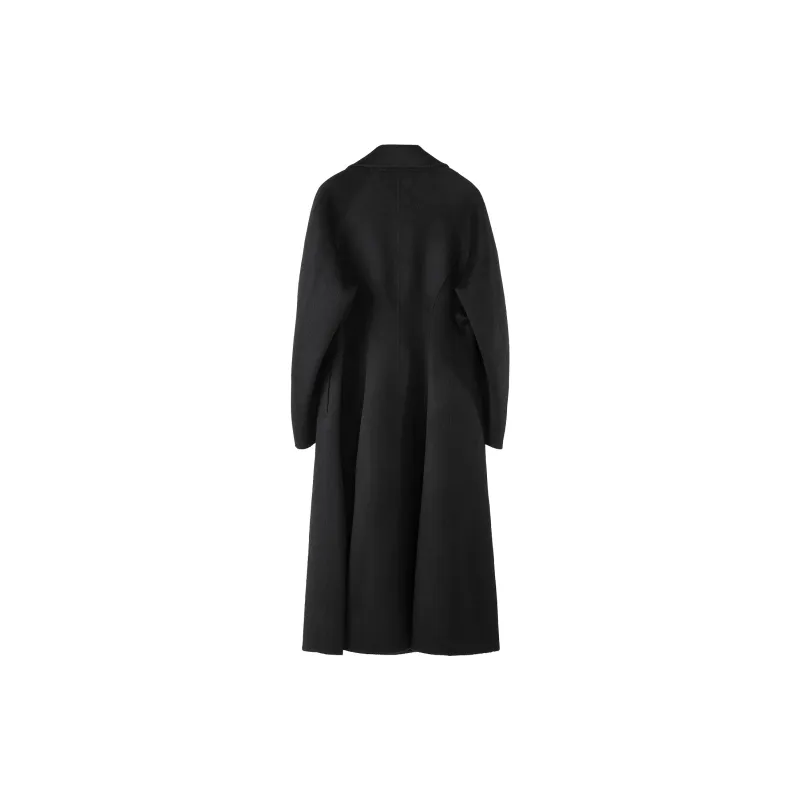 Fstudio Korean Elegance Commute Minimalist Style Coat Women's Black-1