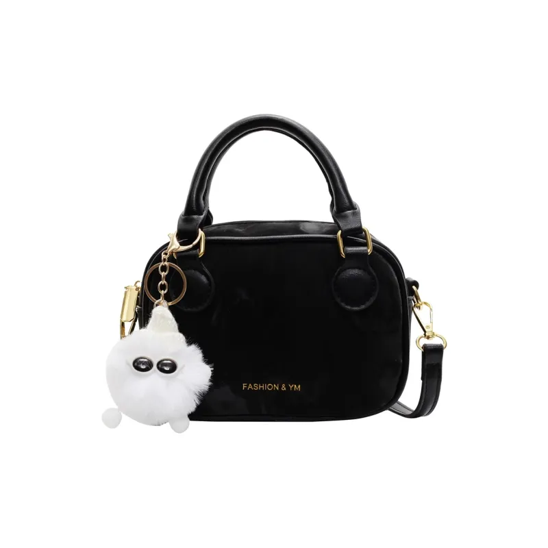 LUVISTRUE PU Handbag Shoulder Bag Crossbody Bag Medium Size Women's Black/Beige/Silver/Coffee/Pink-0