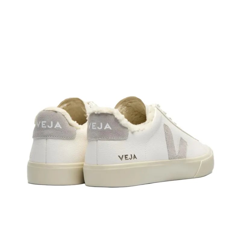 VEJA Campo Low Top Skateboard Shoes Unisex White-3