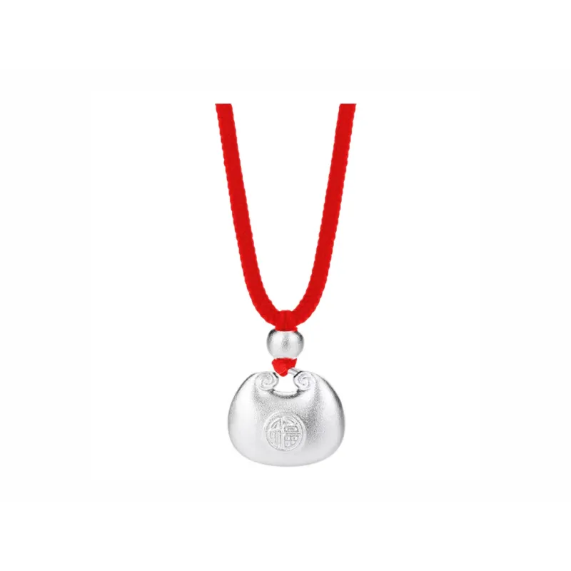 CHINA GOLD 999 Fine Silver Necklaces Unisex-1
