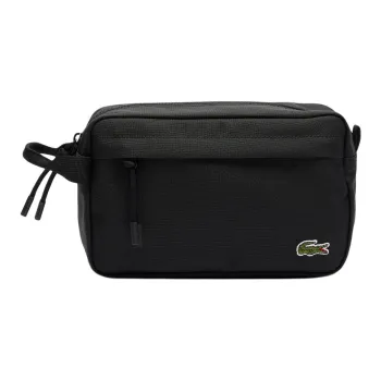 LACOSTE Polyester Toiletry Bag Unisex Black