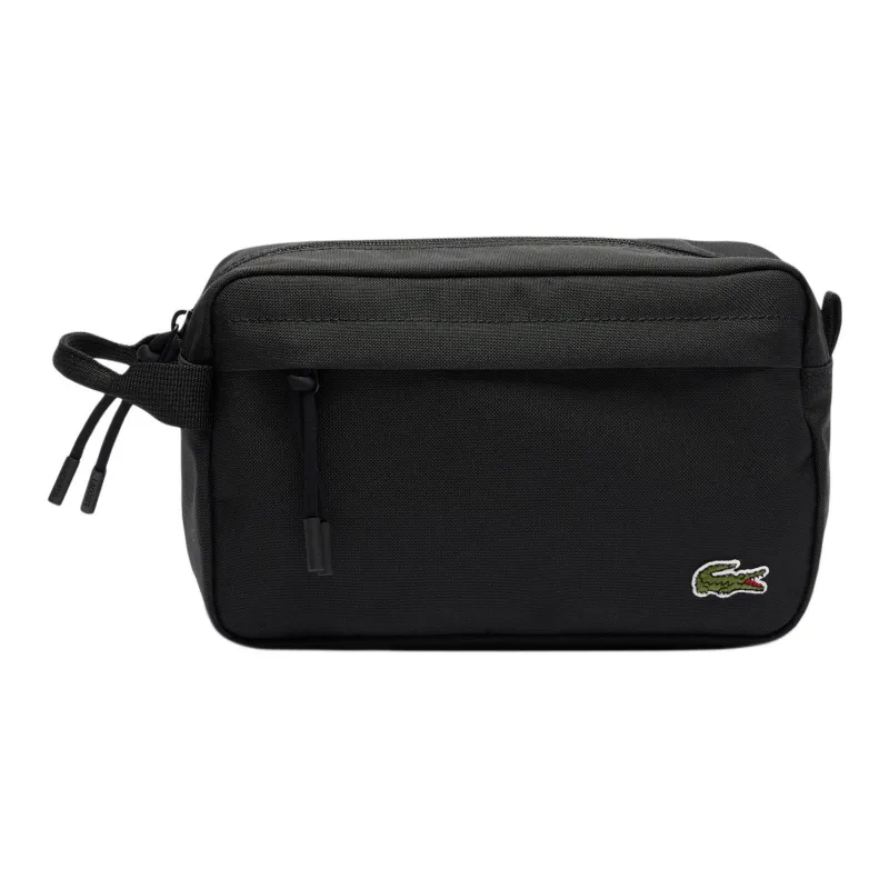 LACOSTE Polyester Toiletry Bag Unisex Black-0