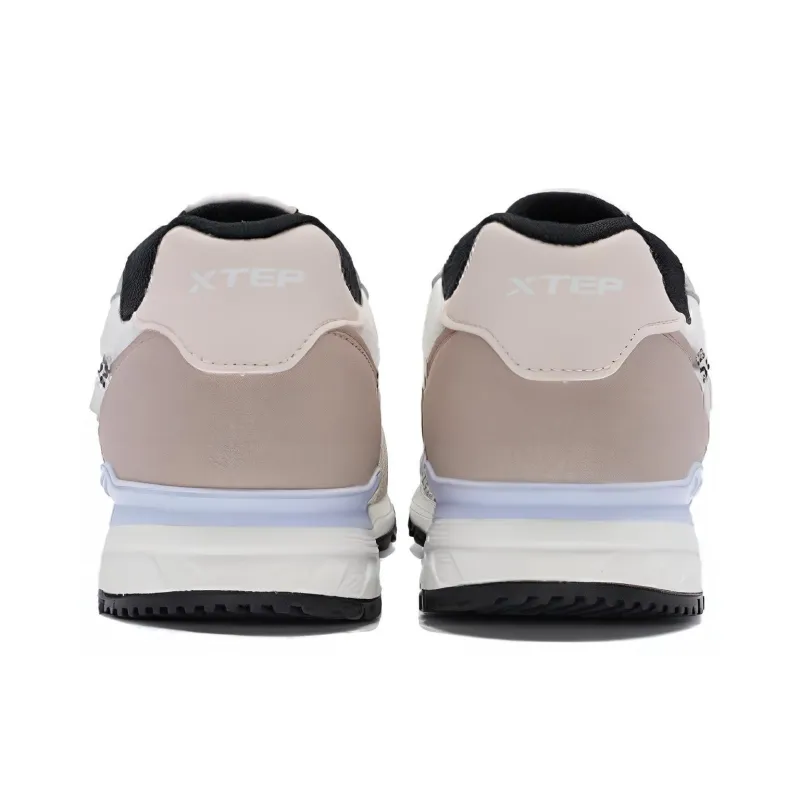 XTEP Cushioning Wear Resistant Low Top Casual Shoes Women's Gray White-2