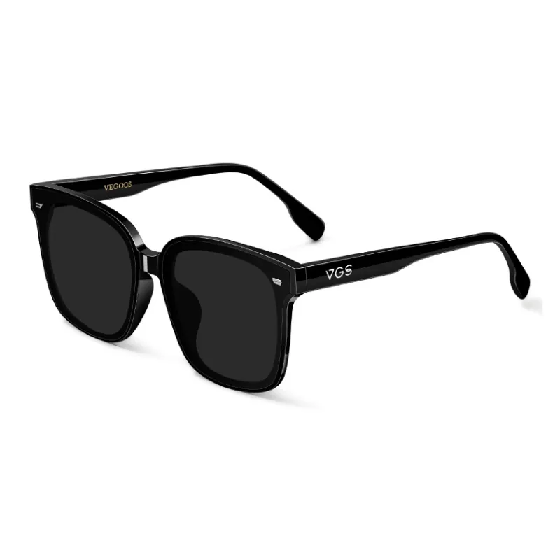 VEGOOS Plate Frame Square Sunglasses Unisex-28