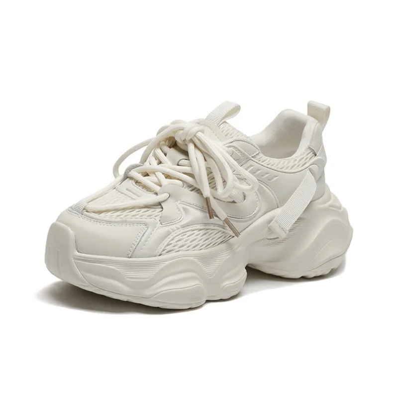 Ruomini Lightweight Height Increasing Low-Top Chunky Sneakers Women's-4