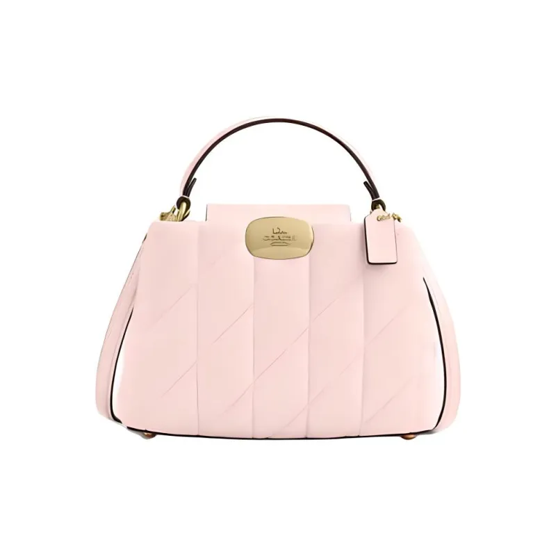 COACH Eliza Sheepskin Shoulder Bag, Crossbody Bag, Handbag Mini Women's Rouge Pink-0