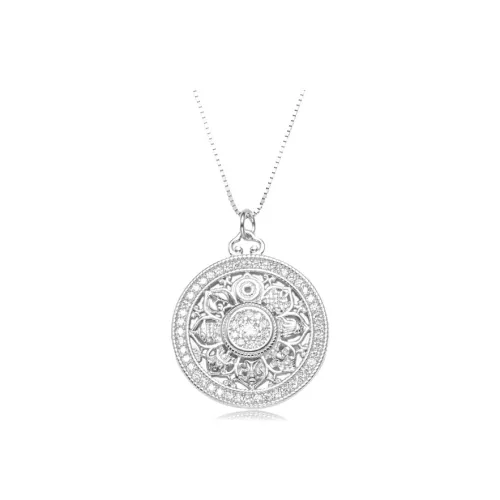 AGOVSKI S925 Silver Necklaces Women's