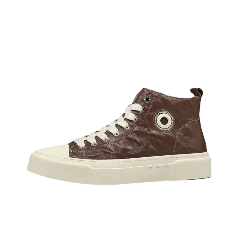 Ruomini High-Top Skateboard Shoes Men's-0