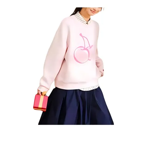 Anta x Kirsh Sports Life Collection Sweatshirt Women's Jasmine Pink