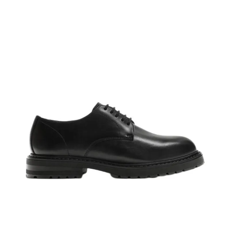 ZARA Dress Shoes Men Low Top Black-1