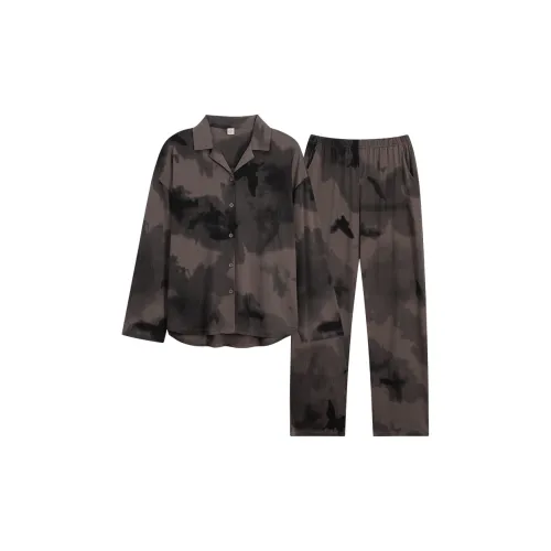 Sha Qian Pajama Set Women's Gray