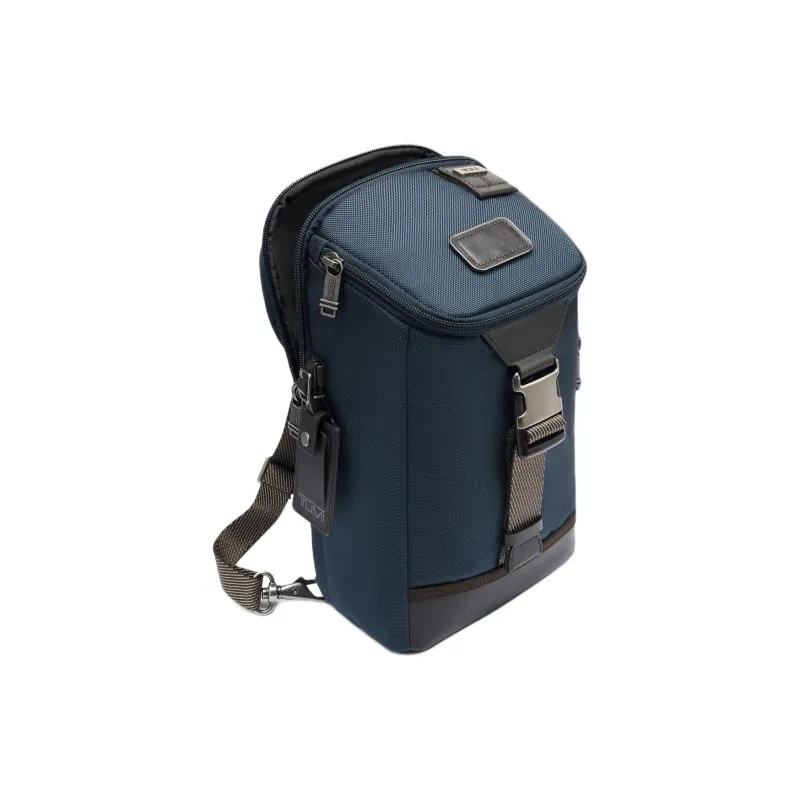 TUMI Nylon Crossbody Bag Shoulder Bag Medium Size Men's Navy-1