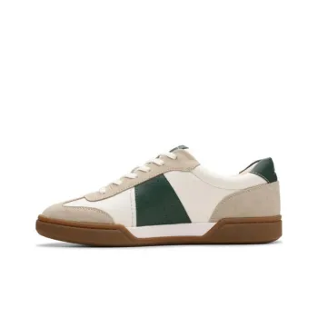 Clarks CraftLoop Slip Resistant Low Top Skateboard Shoes Men's Beige Gray Green