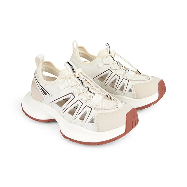 TOOMANYSHOES Modern Human Figure Low-Top Chunky Sneakers Women's-8