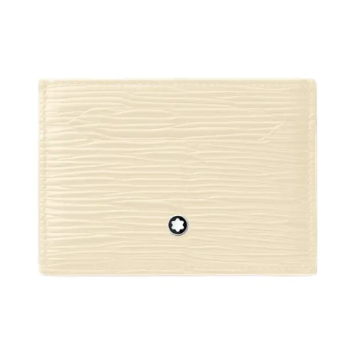 MONTBLANC Cow Leather Card Holder Men's White