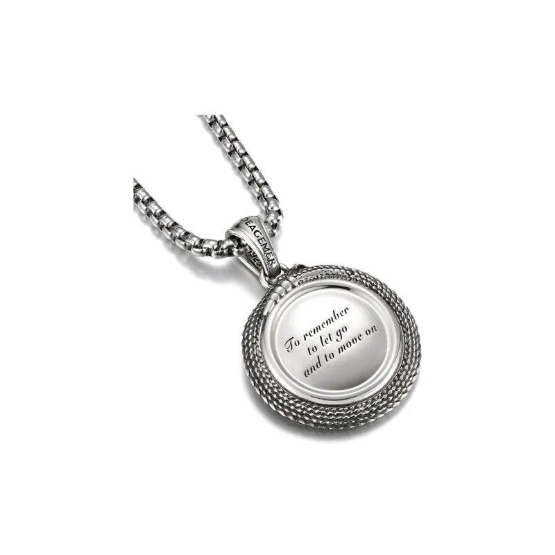 IDEAGEMER Agate Necklaces Men's-2