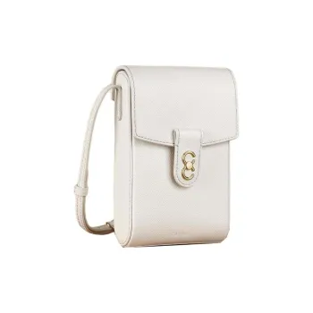 CAFUNE Cow Leather Shoulder Bag Crossbody Bag Women's White