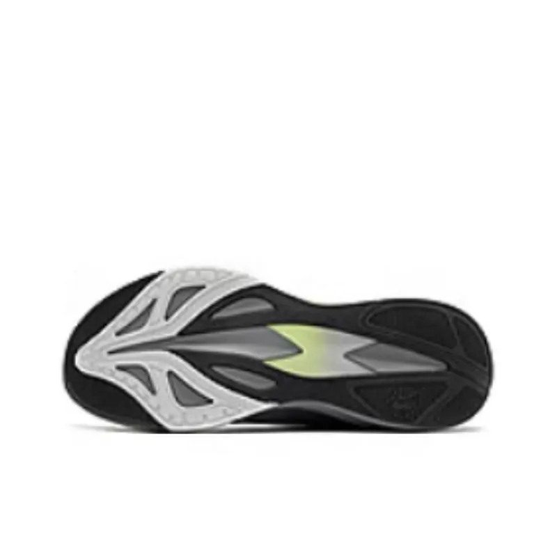 QIAODAN Cushioning Lightweight Low Top Running Shoes Men's Gray Yellow-2