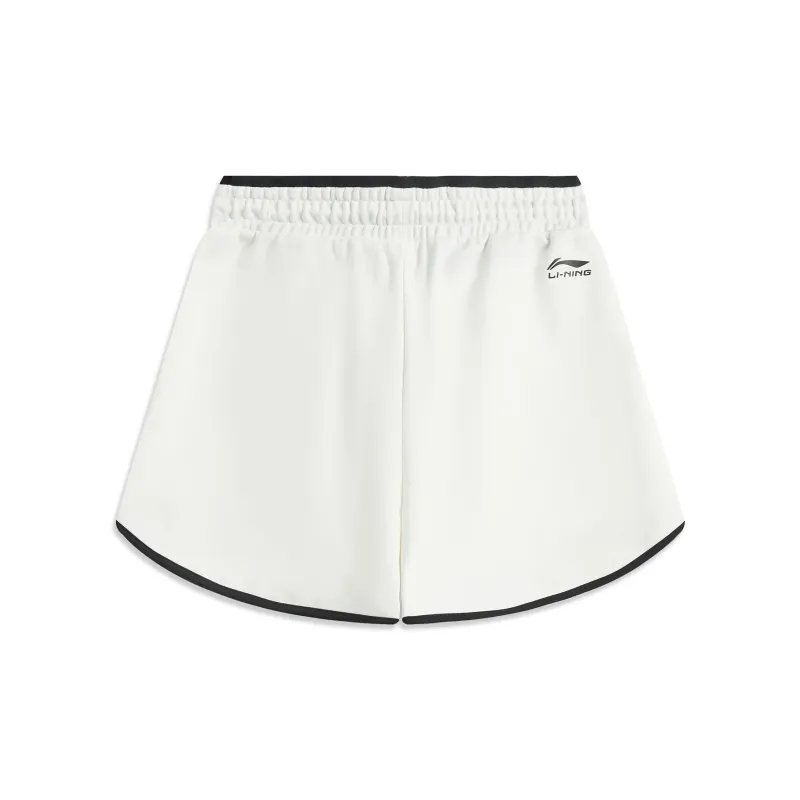 LiNing Sports Life Collection Casual Shorts Women's Ivory-1