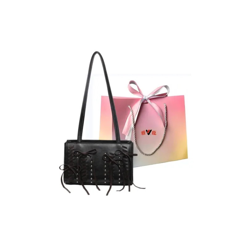 Yalu PU Shoulder Bag Regular Women's Black/Khaki/Brown/Coffee-0