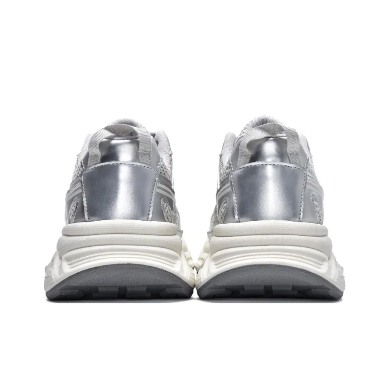 MISTERY Breathable Lightweight Low-Top Chunky Sneakers Women's-4