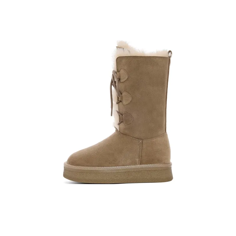 DAPHNE Knee High Snow Boots Women's-3