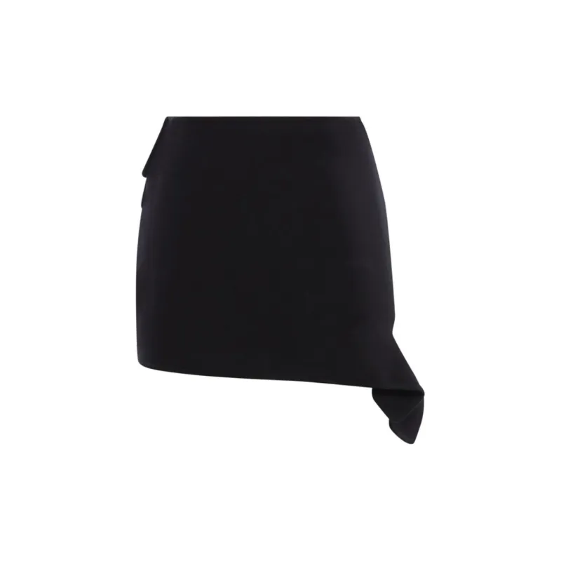 COURREGES Loop Knit Mini Skirt-1