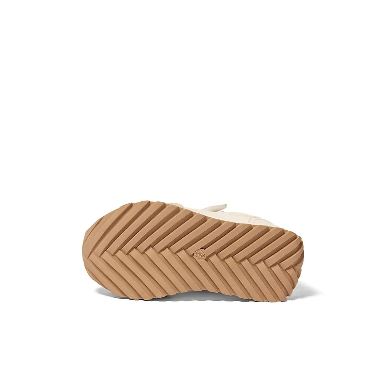 Snoffy Durable Breathable Low-Top Kids Lifestyle Shoes Milk Tea Beige Kids'-5