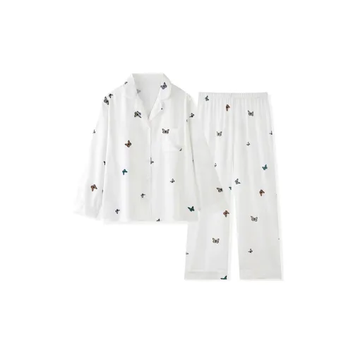 Maultiay Pajama Set Women's White