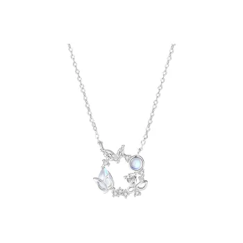 R Z Y S925 Silver Necklaces Women's
