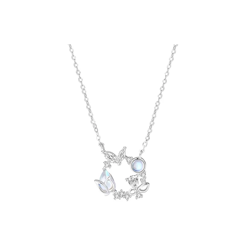 R Z Y S925 Silver Necklaces Women's-0