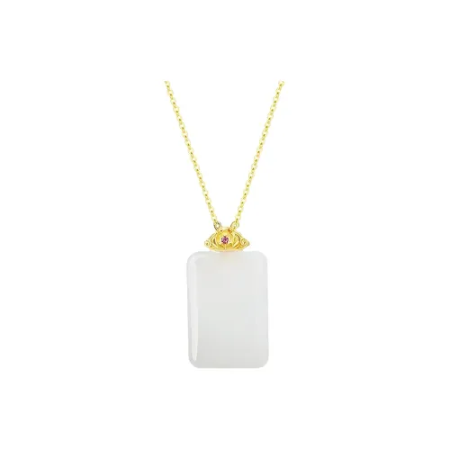 CHINA GOLD Hetian Jade Necklaces White Jade/Pale Greenish White Jade Women's