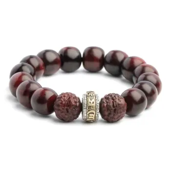 RIXIANGWAN Pterocarpus Bracelets Unisex