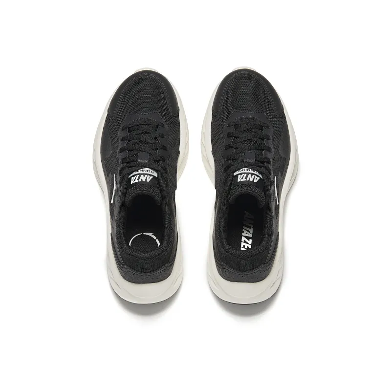 Anta Lightweight And Breathable Low Top Casual Running Shoes Women's Black-5
