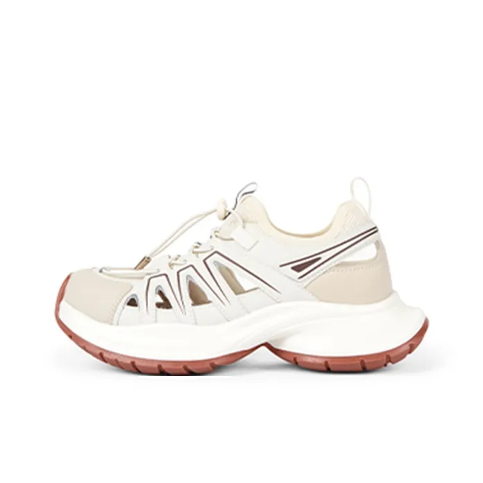 TOOMANYSHOES Modern Human Figure Low-Top Chunky Sneakers Women's-7